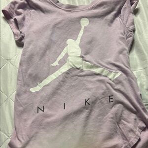Nike Lavender Tee with Iconic Logo